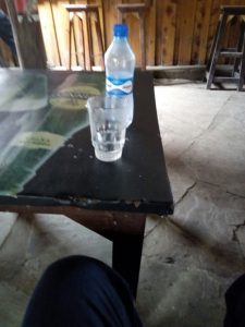 bottle to glass